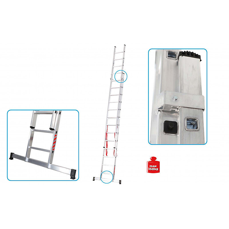 Echelle transformable 2 plans R-STEP 6.15 m – Réf. BOOFLYMPX5526104380