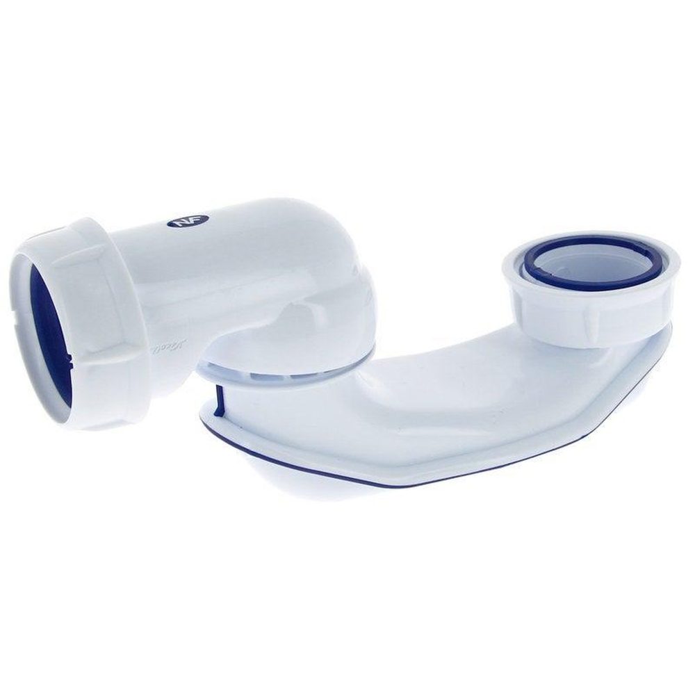 NICOLL Siphon pour baignoire easybain orientable 360, nicoll – Blanc