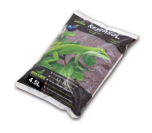 Substrat pour terrarium écorces de pin coloris marron Reptasol - 4,5 L