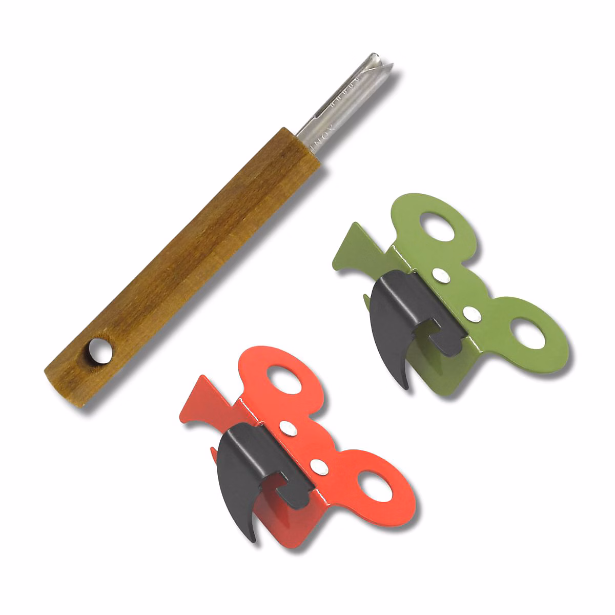 Accessoire de découpe – Duo Ouvre boîte manuel papillon et tire languette Fackelmann