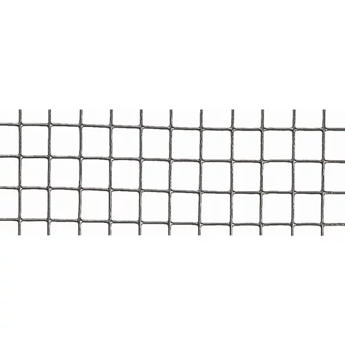 Grillage Fensanet Maille 0,64x0,64 cm Fer galvanisé Gris L2,5 m x H50 cm