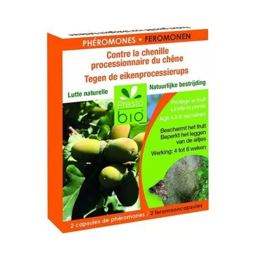 2 capsules à phéromones - chenille processionnaire