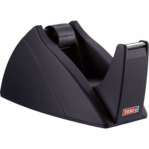 Dérouleur de ruban adhésif tesa Easy Cut noir – pour rouleaux 19 mm jusqu'à 33 m
