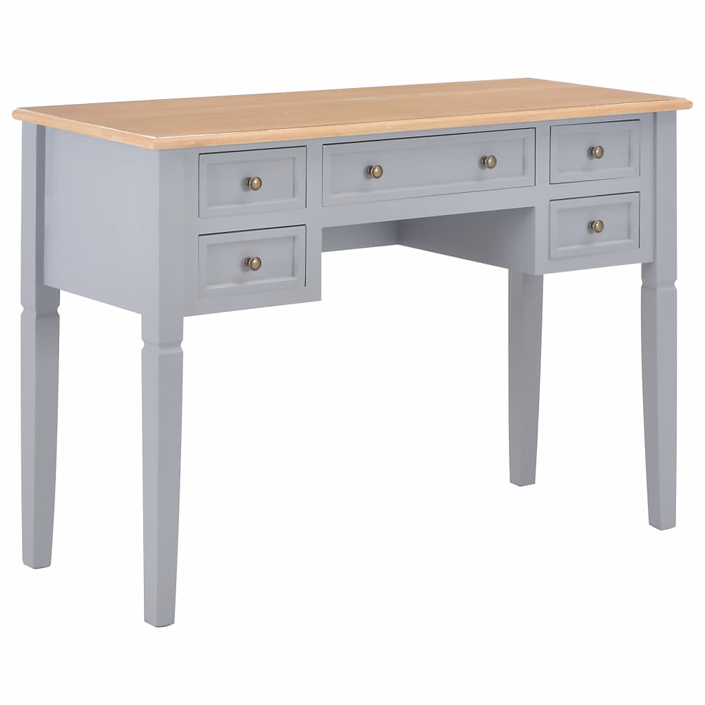 Bureau Gris 109 | 5 x 45 x 77 – 5 cm Bois vidaXL