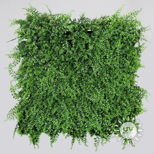 Carré de verdure mural coloris vert - 50 x 50 cm