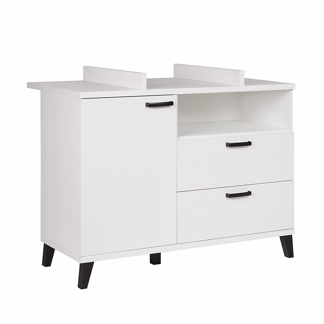 Commode bébé DANAE Table à langer intégrée coloris blanc – Réf. ZZKSQAZMM8678387661