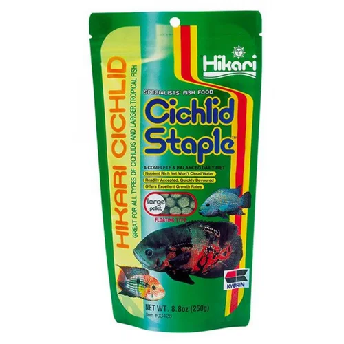 Nourriture pour poissons cichlid, grande taille, HIKARI AQUARIUM - Staple Large - 250g