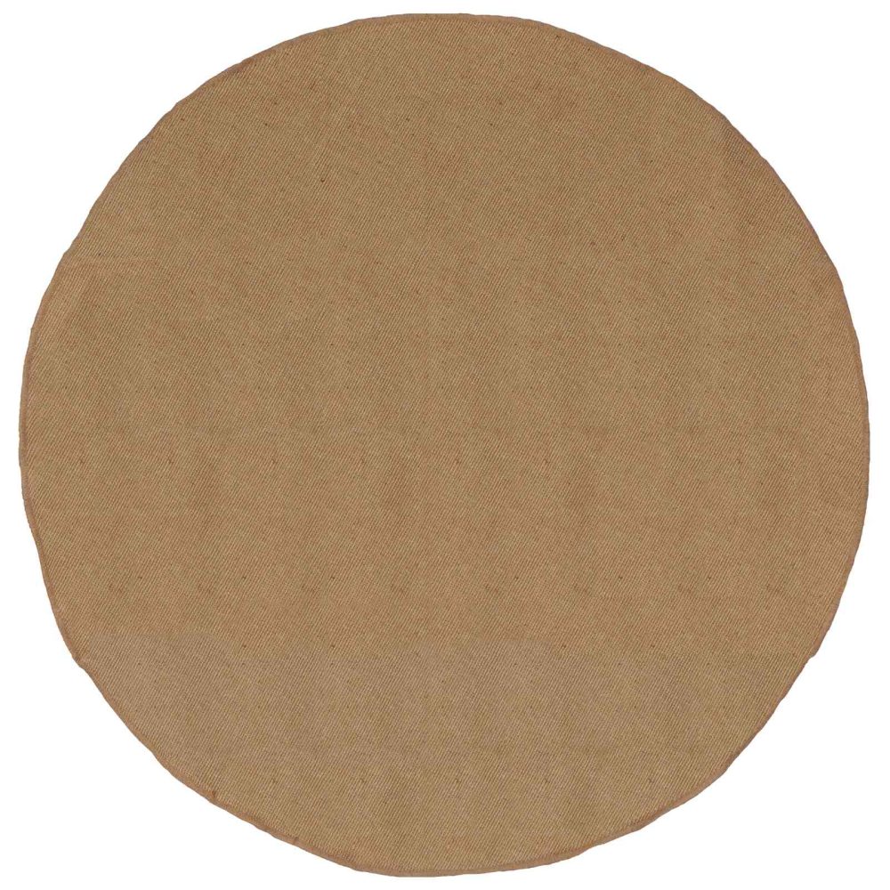 vidaXL Tapis de surface Naturel diam. 90 cm Jute – Accessoires déco