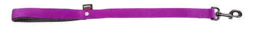 Laisse double en nylon coloris mauve Martin Sellier - L 25/60