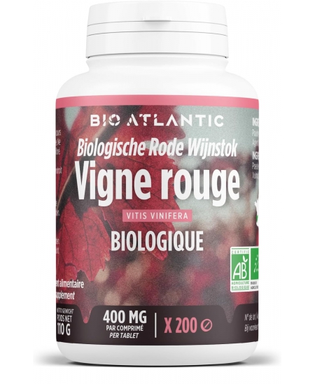 GPH Diffusion - Vigne Rouge bio - 200 Comprimés