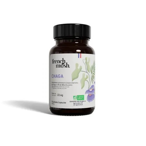 Gélules Chaga bio French Mush - les 56 gélules