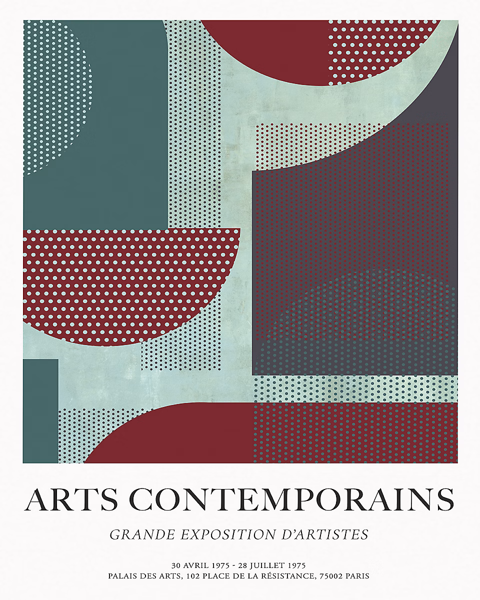 Affiche Art contemporain multicouleur Dada Art l.40 x H.50 cm – Réf. SQTICFUXM5360194623