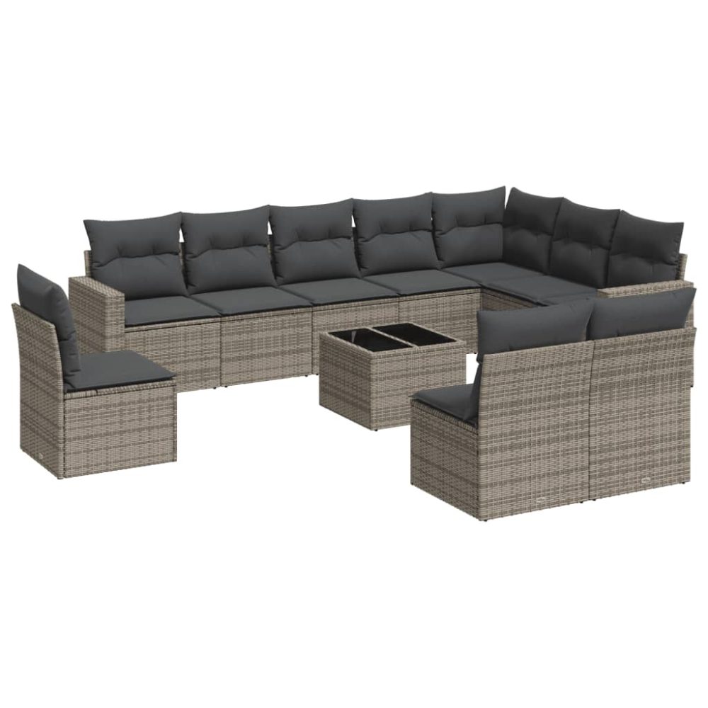 VidaXL 3251447 banc de jardin Rotin, Acier – 110 kg 655 mm