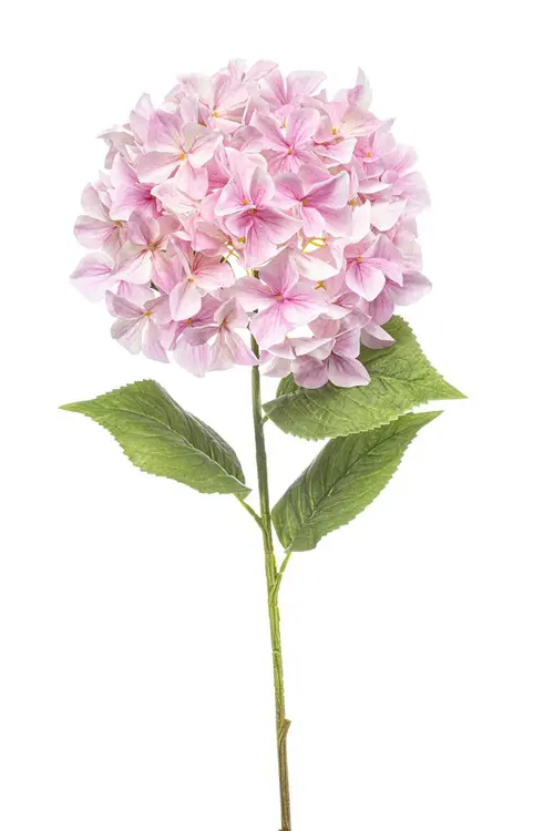 Tige d’Hortensia artificiel XL rose clair - Ø 27 x H 90 cm