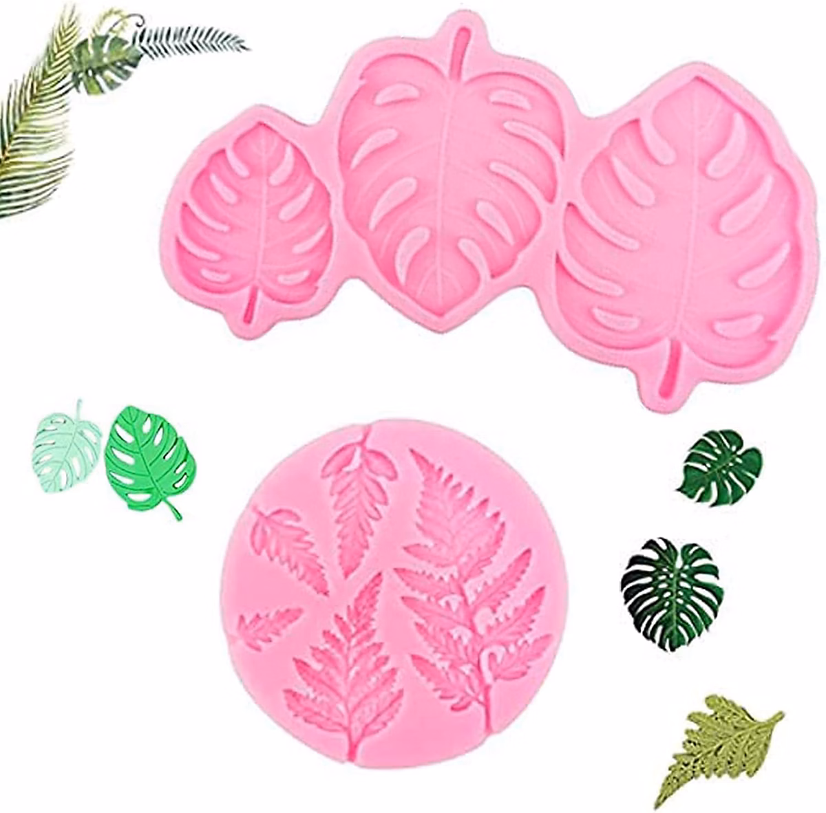 2 Moule à Fudge en Silicone Rose – Réf. KPEDMKDKJ2979687398
