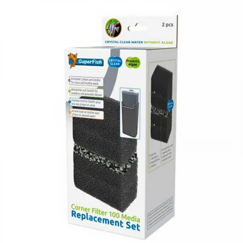 Kit de filtration d'angle, complet - SUPERFISH Corner Filter 100 - 100 unités
