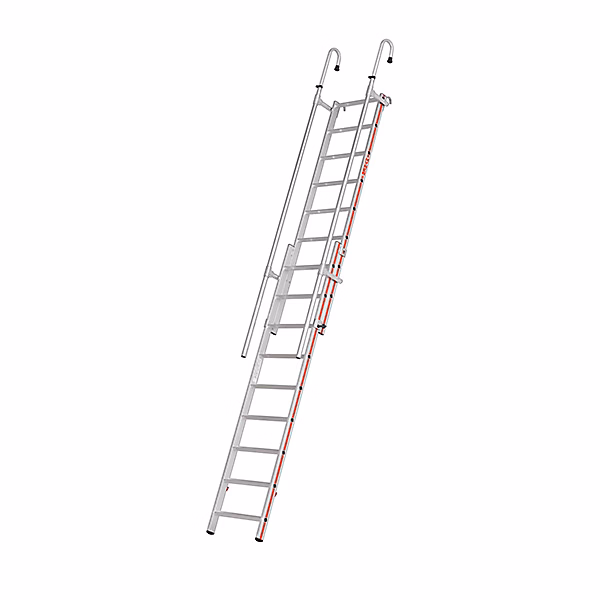 Echelle télescopique 8+8 échelons – Hauteur d'accès de 2.02 à 2.95m, 609204