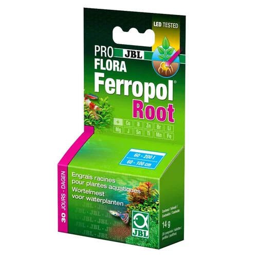 Comprimés d’engrais ferropol root Jbl vert x 30