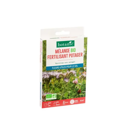 Mélange de graines fertilisant pour potager bio botanic® - graines à semer (10 m²)