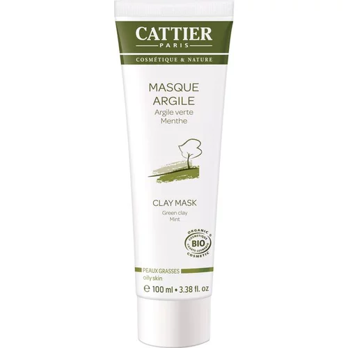 Masque à l’argile verte Cattier bio en format de 100 ml