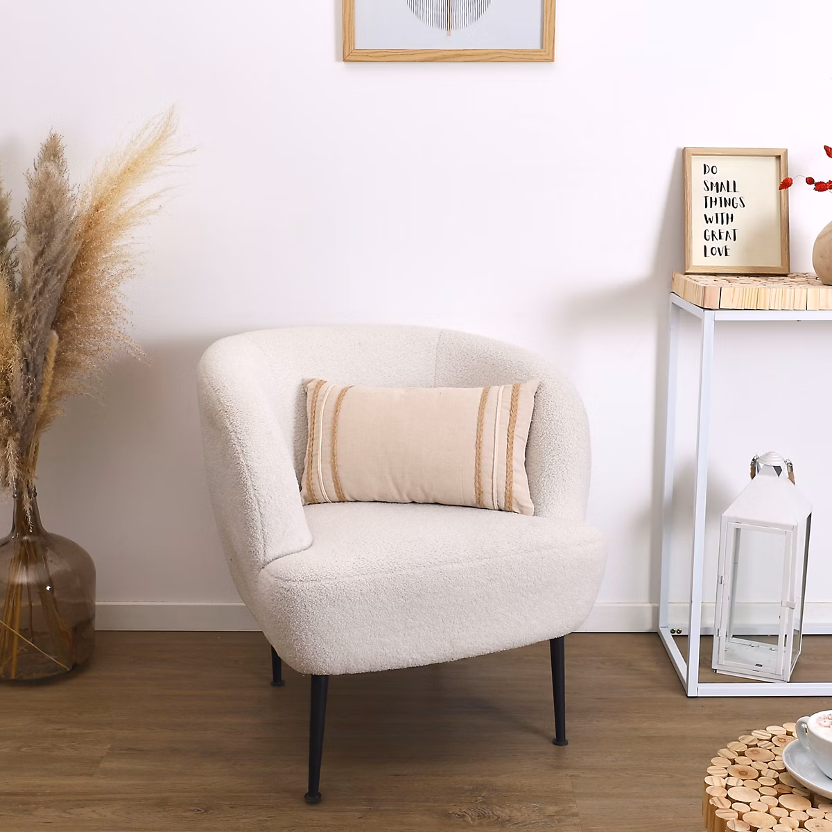 Coussin | HOME DECO FACTORY – Tressé – Beige