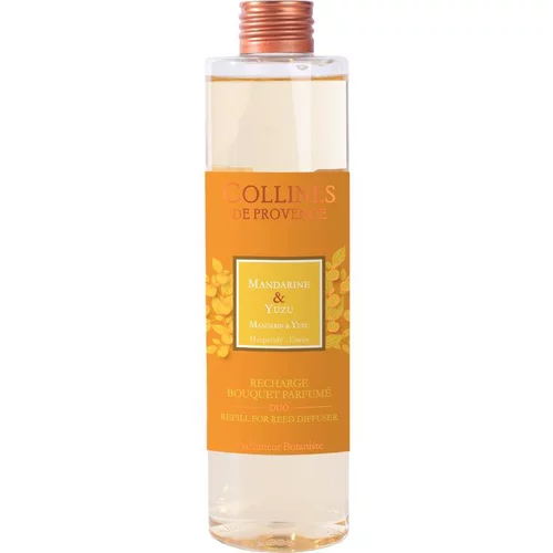 Recharge bouquet parfumé senteur mandarine yuzu Collines de Provence - 200 ml
