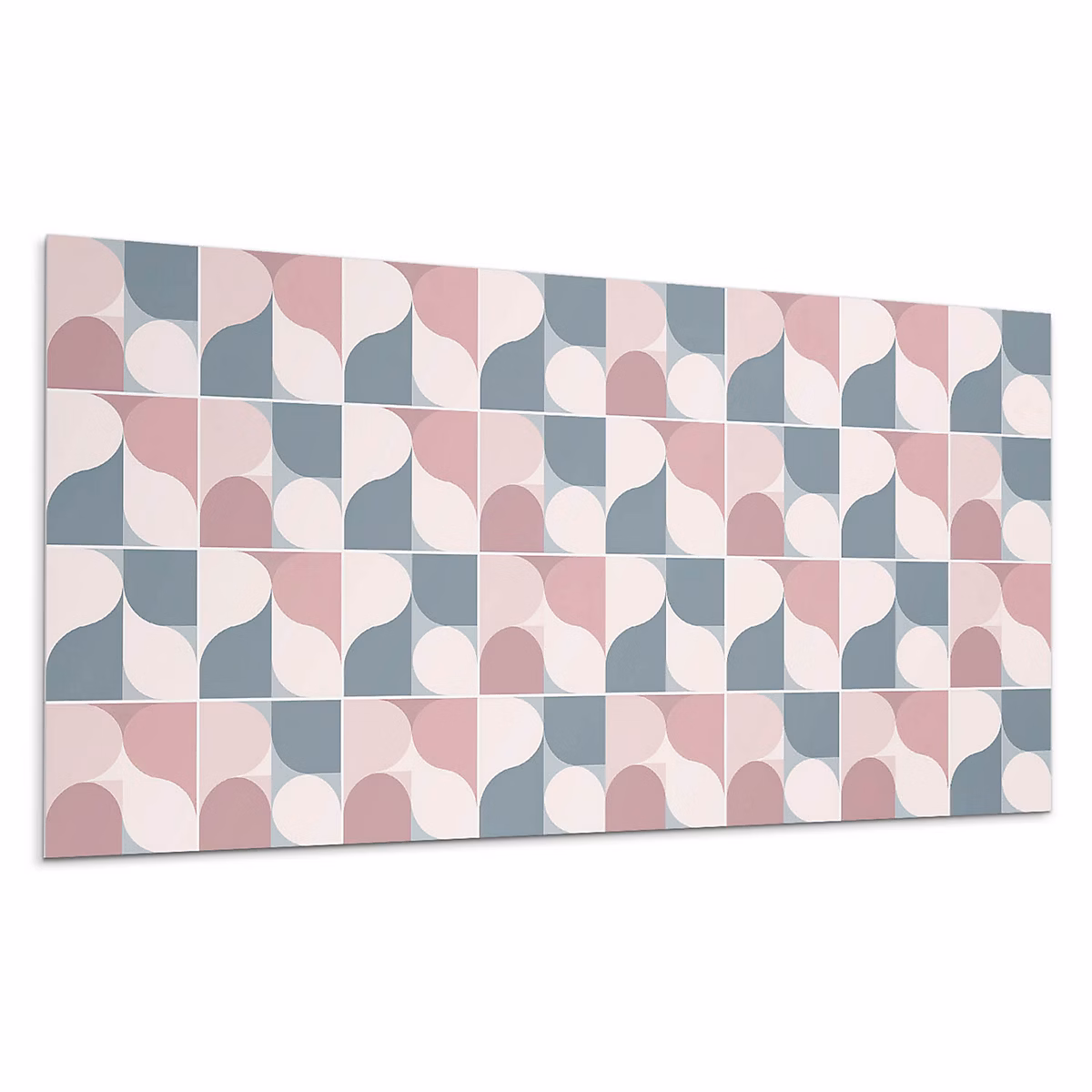 Carreaux PVC Wallfluent 40 × 20 cm Motif Végétal Dans Un Cercle 10 pièces