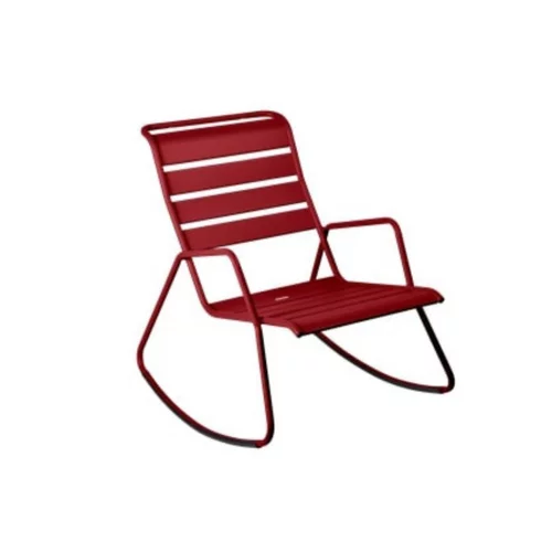 Fauteuil rocking chair coloris piment Monceau Fermob - 72 cm