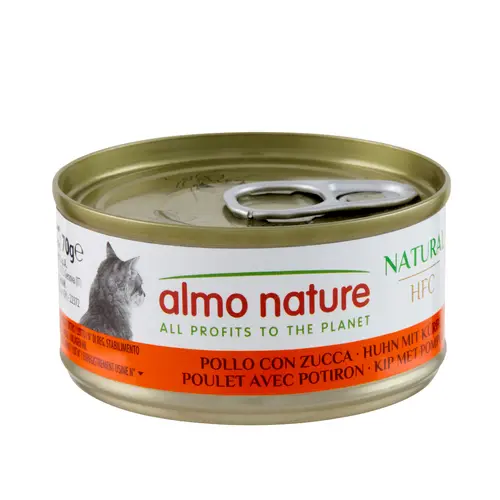 Pâtée pour chat HFC Natural au poulet et potiron Almo Nature - 70 g