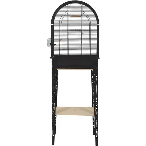 Cage avec meuble pour oiseaux Chic Patio Zolux coloris noir – Taille M