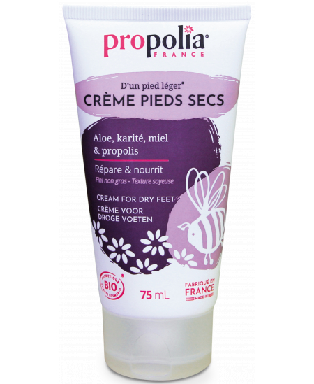 Propolia - Crème Pieds Secs BIO Tube - 75 ml