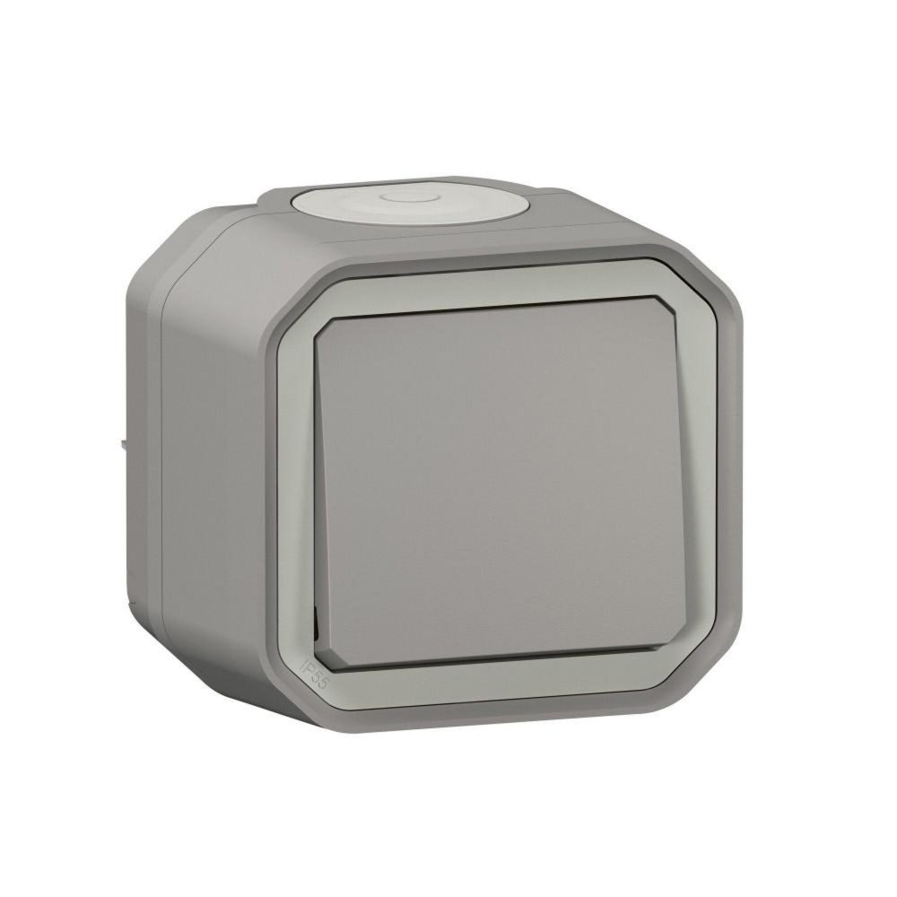 Legrand Interrupteur va-et-vient étanche prêt à poser, LEGRAND Plexo, gris – Matériel de jardin