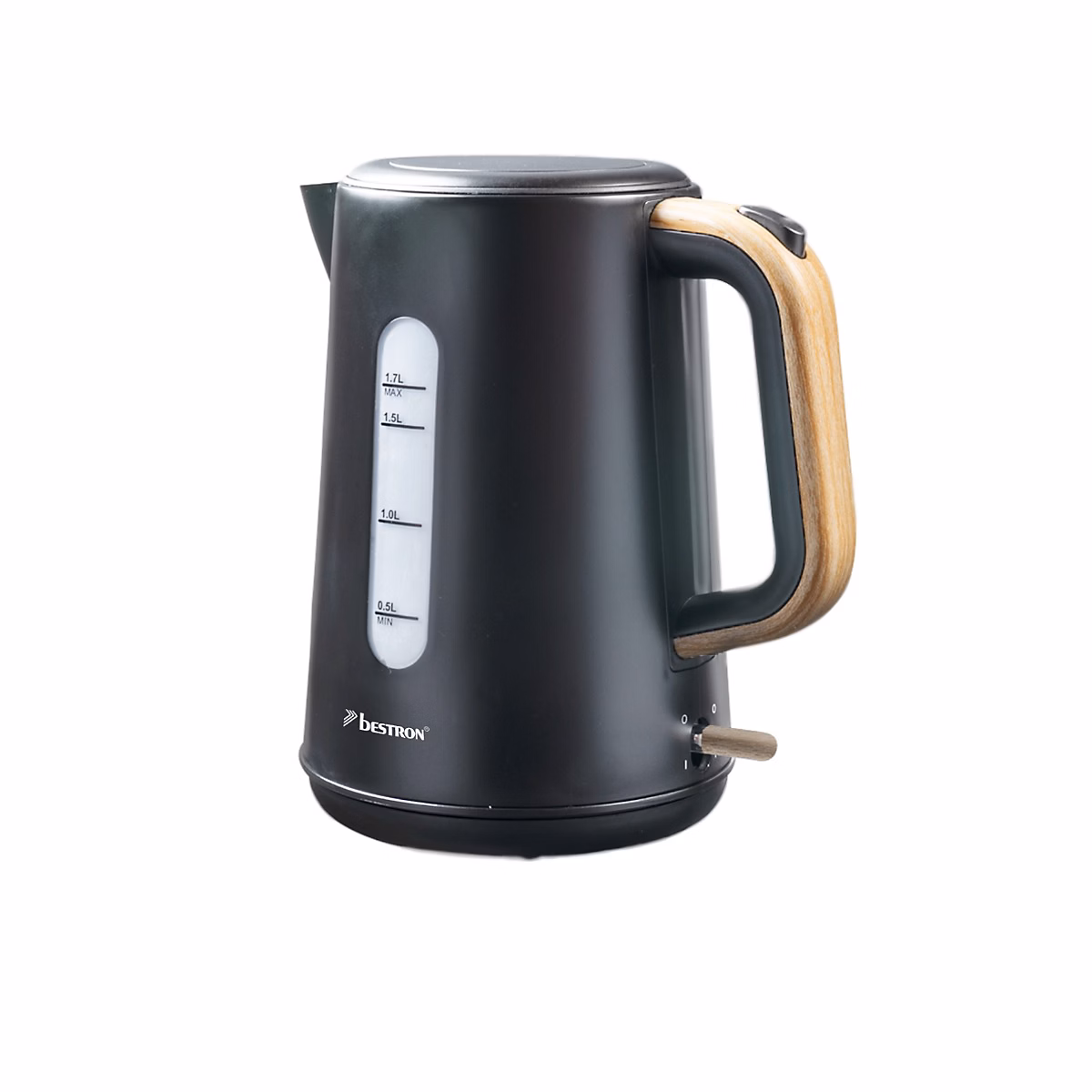 Bouilloire sans fil 1.7l 2200w noir Bestron AWK2200BW | Bouilloire