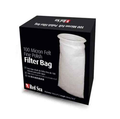 Sac filtrant fin 100 microns en feutre RED SEA - modèle Polissage fin