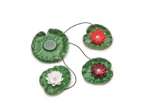 Kit d’éclairage Pontec PondoSolar Lily LED 3 spots