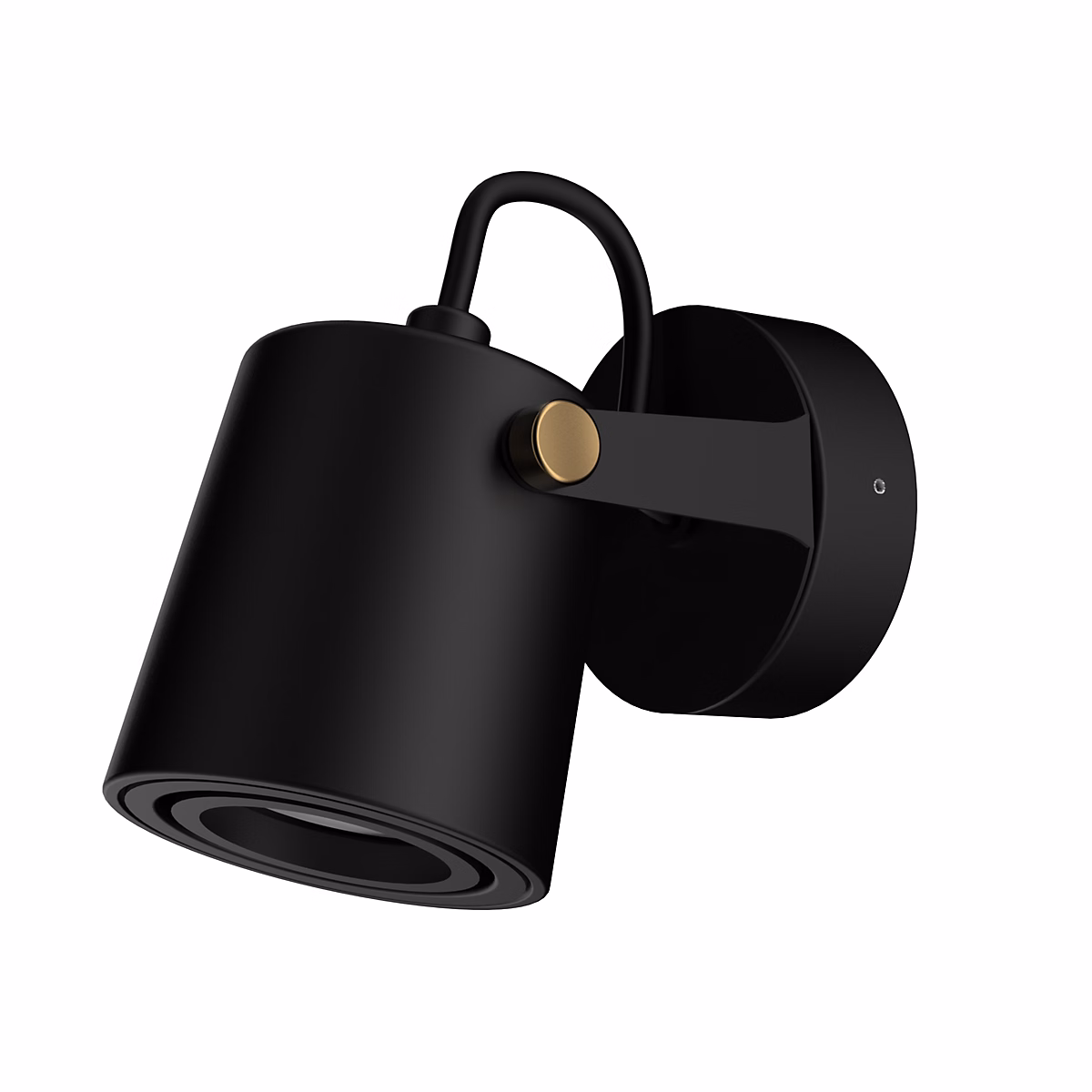 Luminaire et éclairage intérieur – Applique murale orientable de couleur noire
