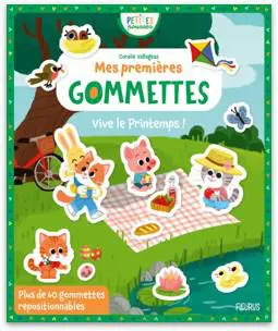 Livre "Mes premières gommettes - Vive le printemps ! Éditions Fleurus
