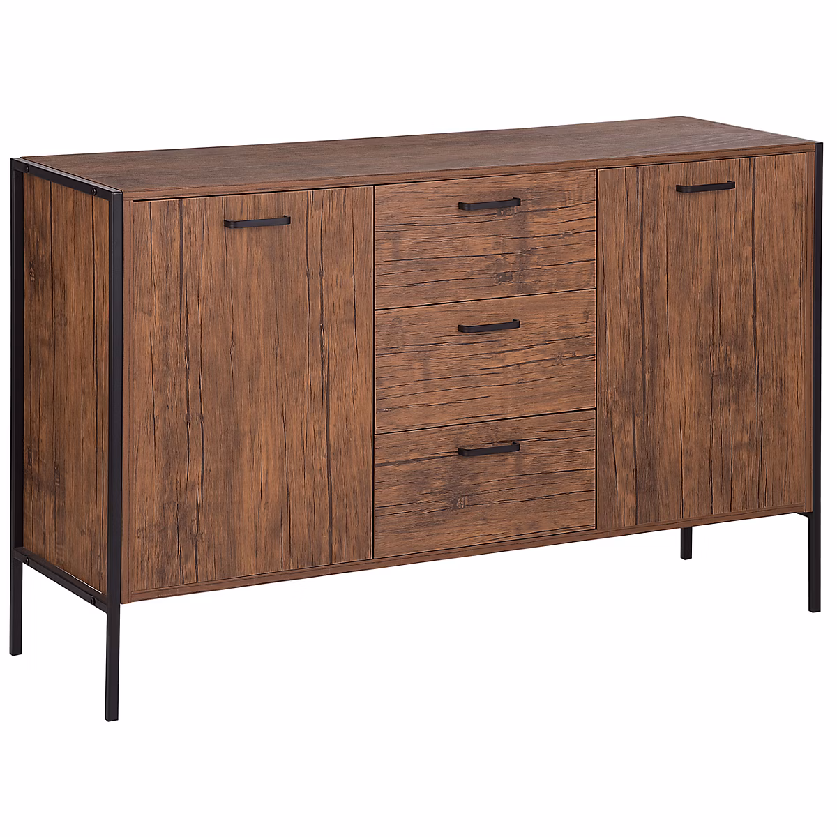 Commode 2 portes TIFTON Marron foncé – Réf. YPWXINJAI9329219109