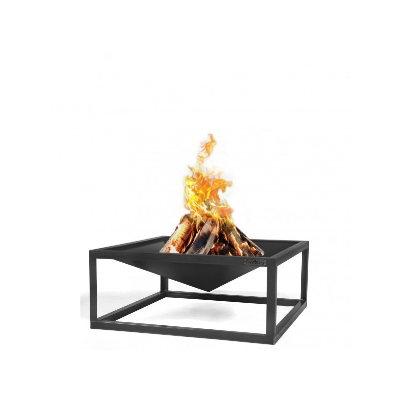 Brasero de jardin carré 70x70 cm - Design stable et sécurisé