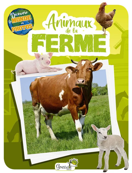 Livre pour enfants animaux de la ferme
