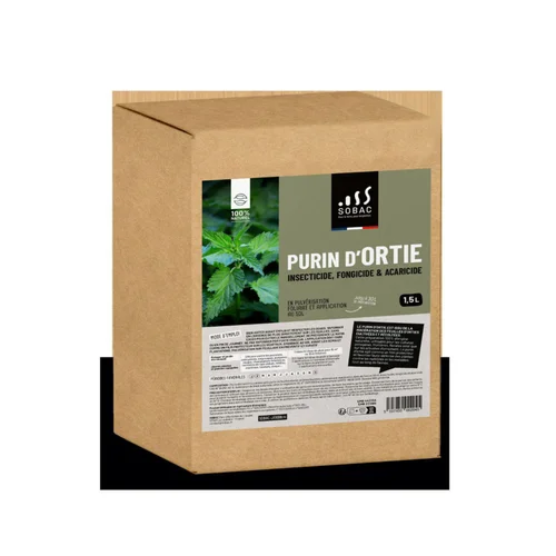 Purin d'ortie 100 % naturel Sobac - 1,5 L