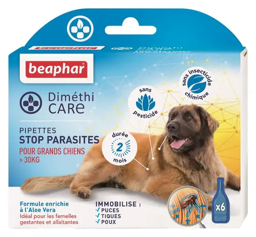Pipettes pour grand chien DiméthiCARE 6 x 4,5 ml
