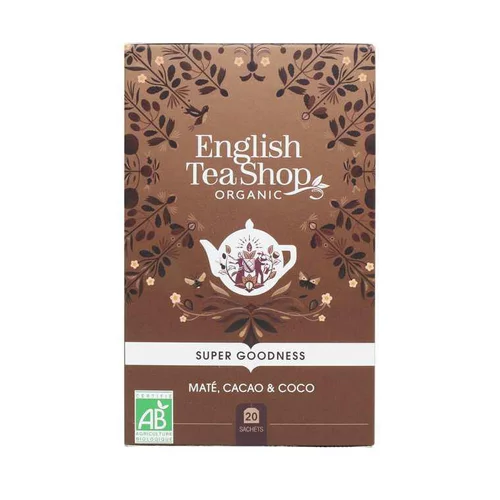 Infusion maté, cacao et coco bio English Tea Shop - 20 sachets
