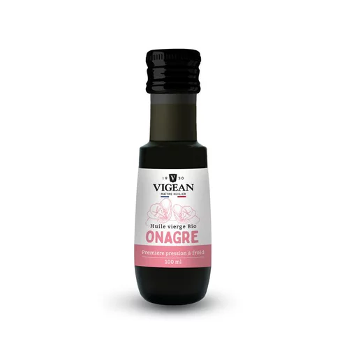 Huile d’onagre bio en bouteille de 100 ml