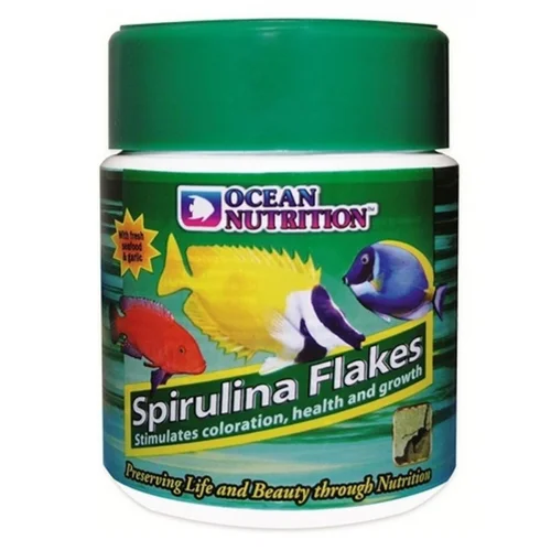 Alimentation pour poisson spiruline naturelle OCEAN NUTRITION spirulinas flakes - 70g