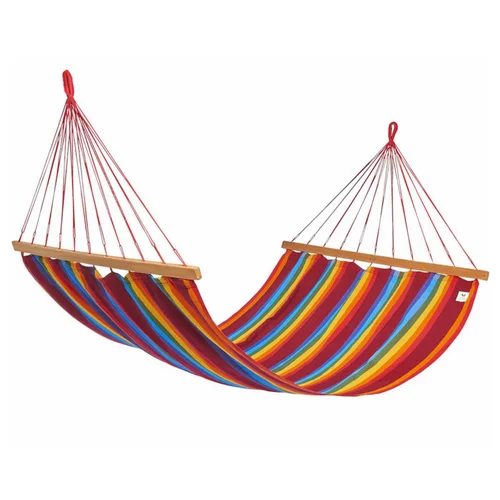Hamac coloris multicolore Fortaleza certifié FSC® Hamac Kouple - 350 x 140 cm