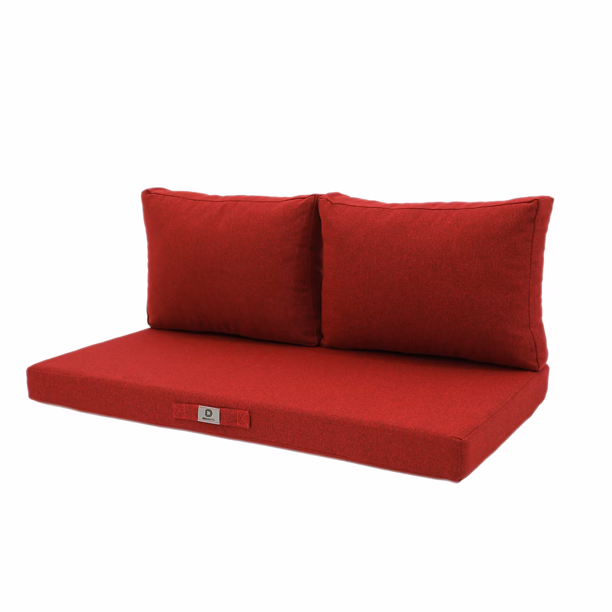Coussins pour salon de jardin déhoussable 100 × 50cm – Bordeaux Chiné