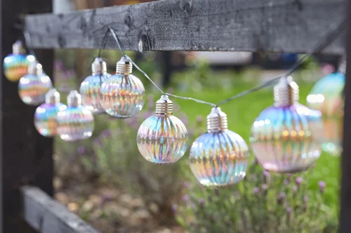 Guirlande extérieure Firefly Opal LED coloris transparent effet blanc froid en plastique Smartgarden - 470 cm