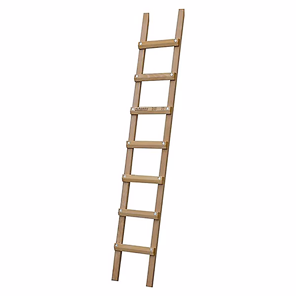 Echelle de toit en bois | Ecartement des barreaux 25cm – Longueur 2.00m – B3120025