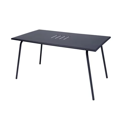 Table de jardin coloris carbone Monceau Fermob - 146 cm